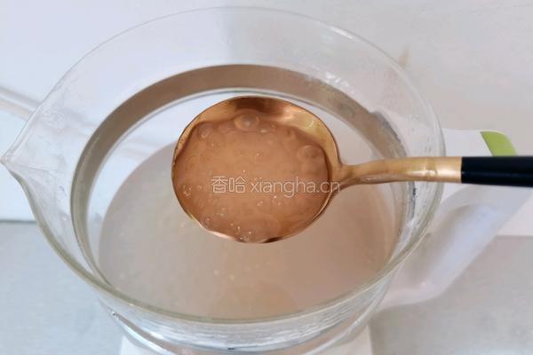 红心火龙果西米露的做法图解7