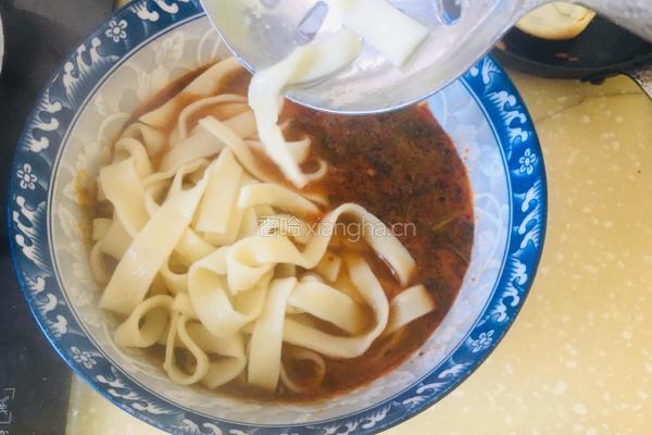 浆水面的做法图解9