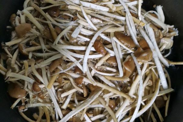 香辣茶树菇的做法图解2