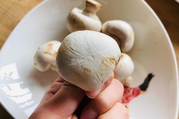 炒口蘑的做法图解3