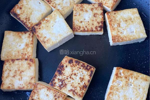 煎豆腐的做法图解5