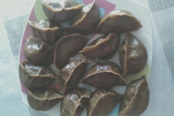 红薯面饺子的做法图解7