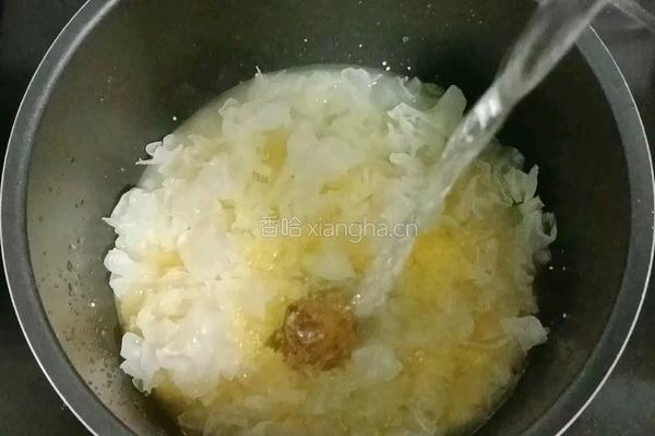 小米银耳苹果粥的做法图解7