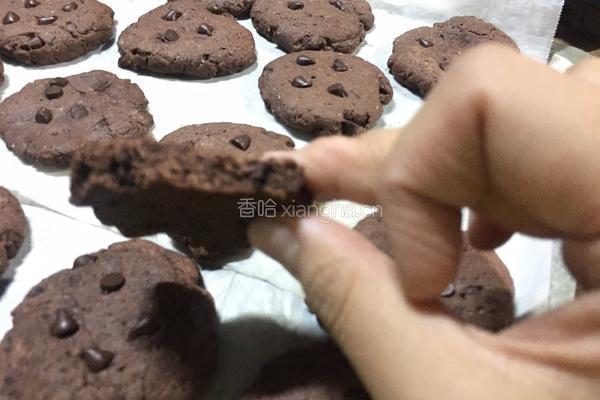 可可豆软曲奇的做法图解6