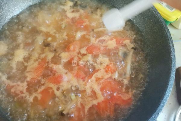 西红柿豆腐菌菇汤的做法图解11