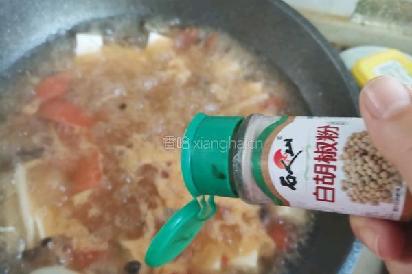 西红柿豆腐菌菇汤的做法图解13