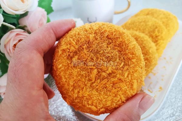 南瓜糯米饼的做法图解11