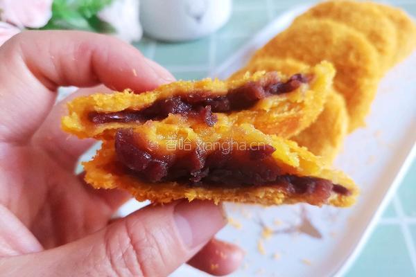 南瓜糯米饼的做法图解12