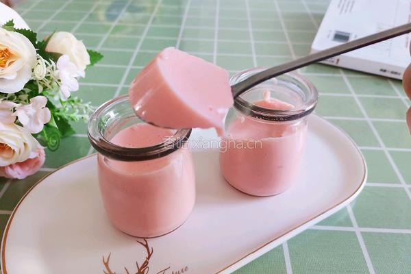 草莓豆腐布丁的做法图解10