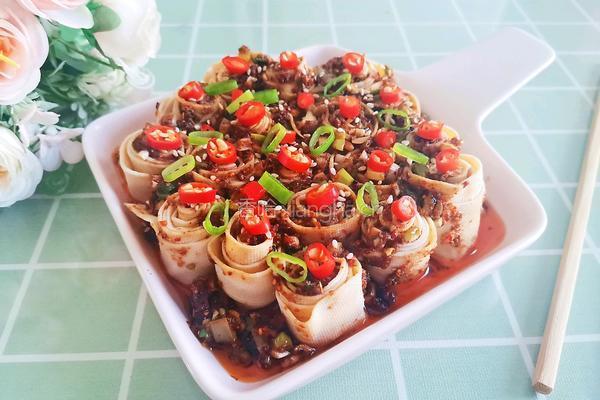 香辣豆皮卷的做法图解12