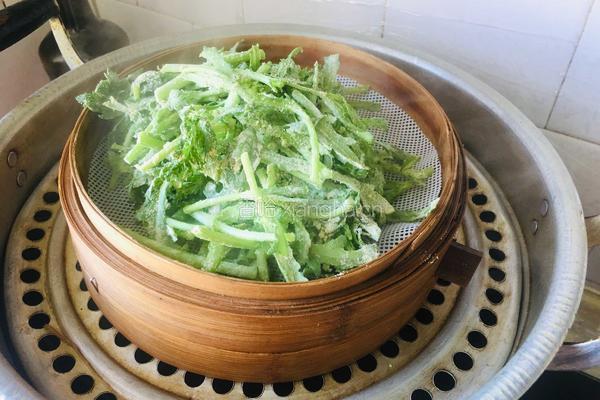炝拌蒸茼蒿的做法图解4