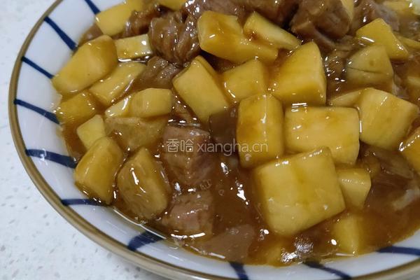 杏鲍菇炒牛肉粒的做法图解11