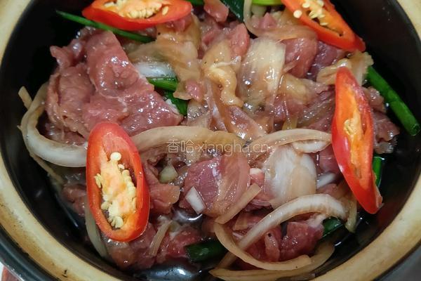 牛肉粉丝煲的做法图解3