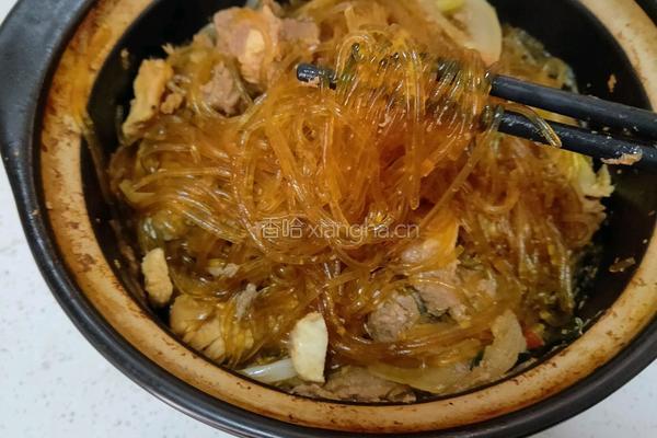 牛肉粉丝煲的做法图解7