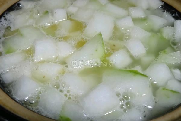 冬瓜虾仁汤的做法图解5