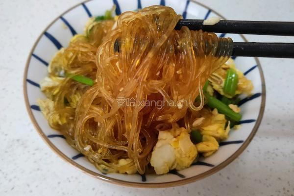 粉丝炒蛋的做法图解9
