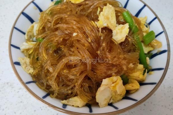 粉丝炒蛋的做法图解8