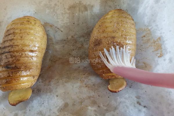 风琴烤土豆的做法图解3