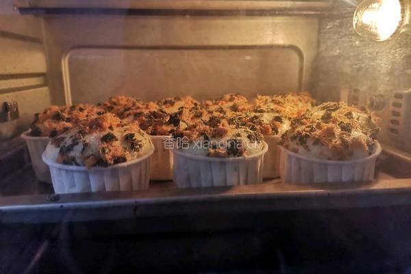海苔肉松纸杯蛋糕的做法图解11