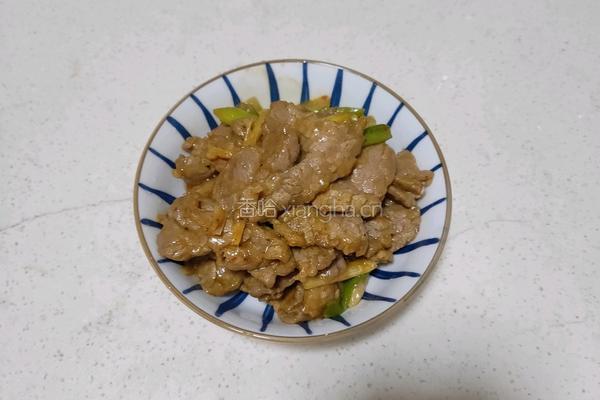 炒牛肉的做法图解7