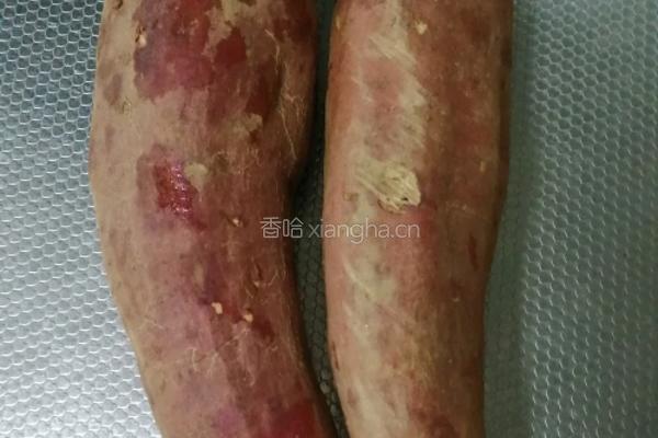 地瓜红糖饼的做法图解1