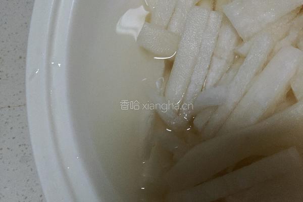 糖醋萝卜的做法图解2