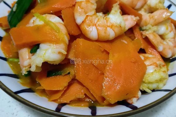 胡萝卜炒虾仁的做法图解9