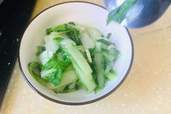 清炒小白菜的做法图解5