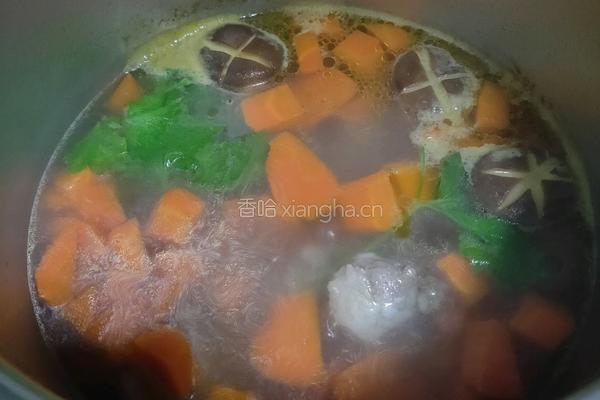 胡萝卜炖排骨的做法图解4