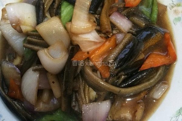 洋葱炒鳝鱼的做法图解5