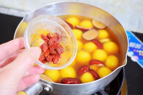 红糖酒酿南瓜小圆子的做法图解13