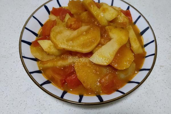 番茄炒土豆片的做法图解6