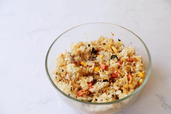 芝士烤饭团的做法图解6