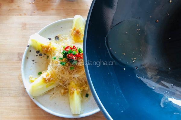 减脂蒜蓉粉丝娃娃菜的做法图解11