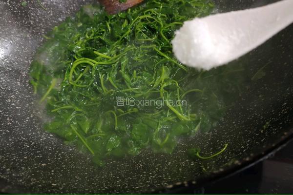 炒草头的做法图解9