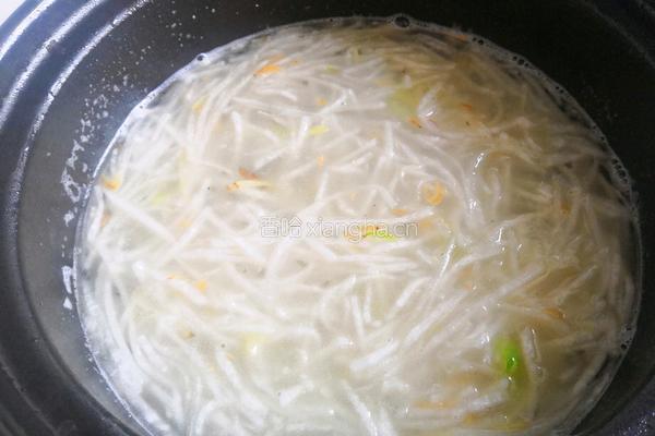 萝卜丝鸡蛋汤的做法图解8