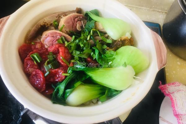 家庭版腊味煲仔饭的做法图解5