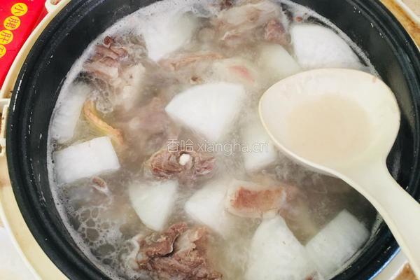 羊排炖萝卜的做法图解5