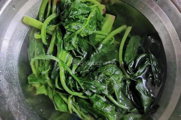 菠菜拌花生米的做法图解5