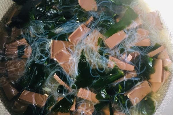 鸭血粉丝海菜汤的做法图解7