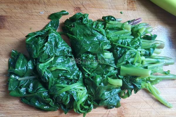麻酱菠菜的做法图解4