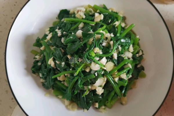 麻酱菠菜的做法图解6