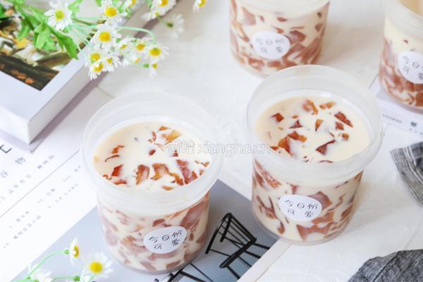自制柠檬红茶冻撞奶的做法图解12