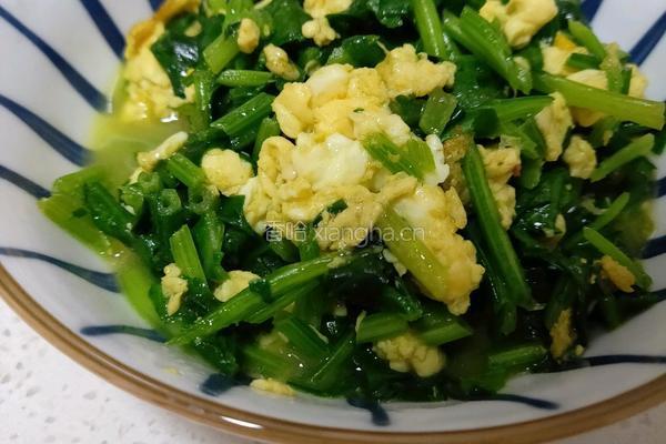 菠菜炒鸡蛋的做法图解7