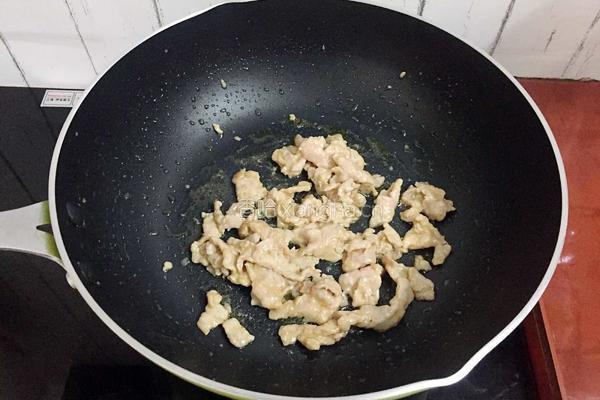 杏鲍菇炒肉片的做法图解7