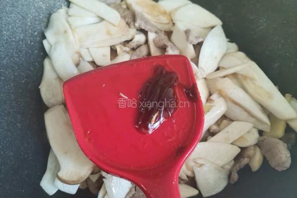 杏鲍菇炒肉片的做法图解11