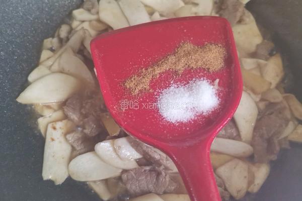杏鲍菇炒肉片的做法图解12