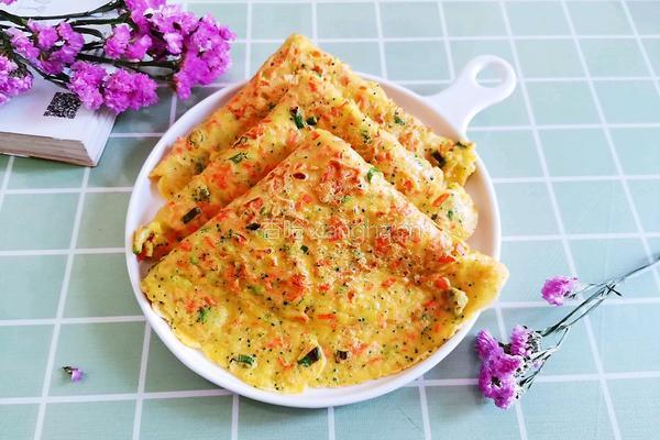 胡萝卜鸡蛋饼的做法图解12