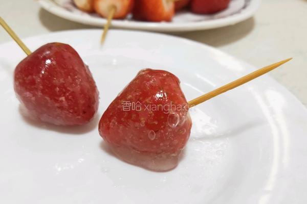 草莓糖葫芦的做法图解7