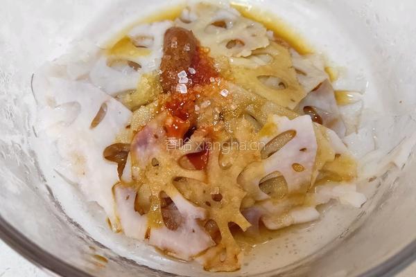 凉拌麻辣莲藕的做法图解4